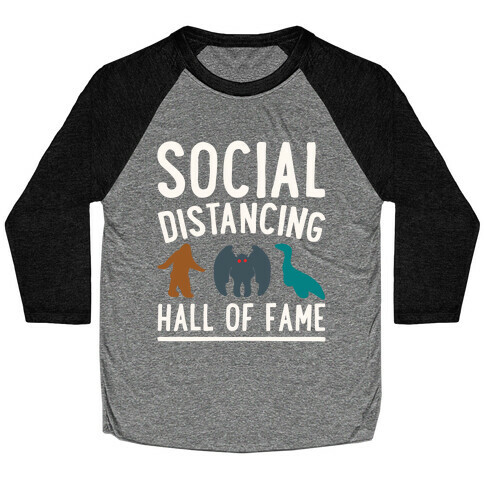 Social Distancing Hall of Fame Baseball Tee