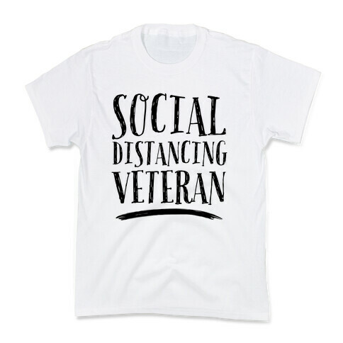 Social Distancing Veteran Kids T-Shirt
