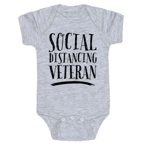 Social Distancing Veteran Baby One-Piece