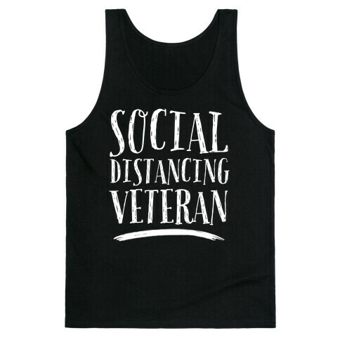 Social Distancing Veteran Tank Top