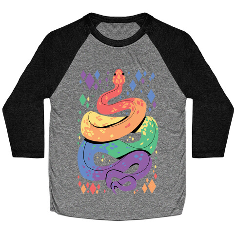 Pride Snakes: Gay Baseball Tee