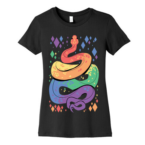 Pride Snakes: Gay Womens T-Shirt