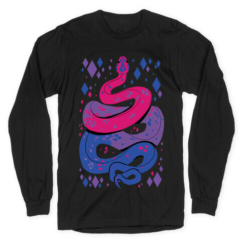 Pride Snakes: bi Long Sleeve T-Shirt