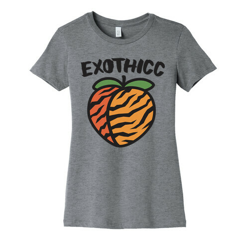 Exothicc Tiger Peach Womens T-Shirt