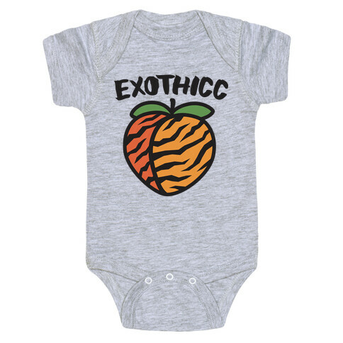 Exothicc Tiger Peach Baby One-Piece