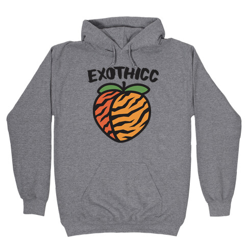 Exothicc Tiger Peach Hooded Sweatshirt