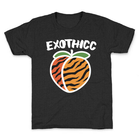 Exothicc Tiger Peach Kids T-Shirt