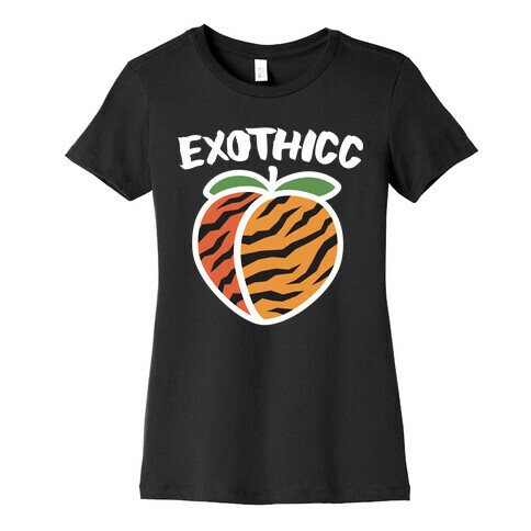 Exothicc Tiger Peach Womens T-Shirt