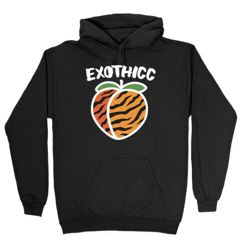 Exothicc Tiger Peach Hooded Sweatshirt