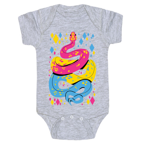 Pride Snakes: Pansexual Baby One-Piece