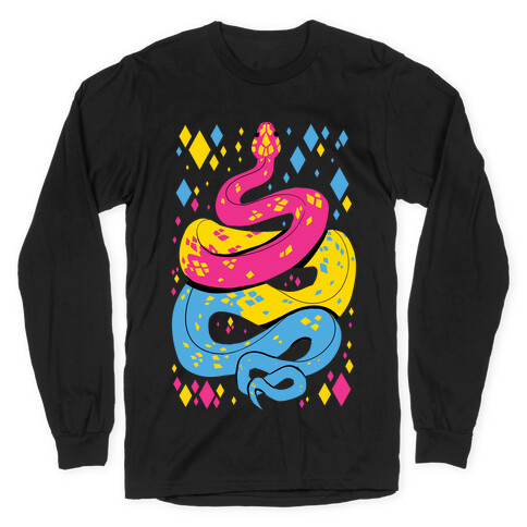 Pride Snakes: Pansexual Long Sleeve T-Shirt