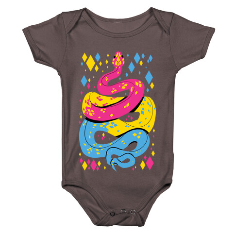 Pride Snakes: Pansexual Baby One-Piece
