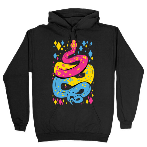 Pride Snakes: Pansexual Hooded Sweatshirt