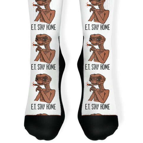 E.T. Stay home Sock
