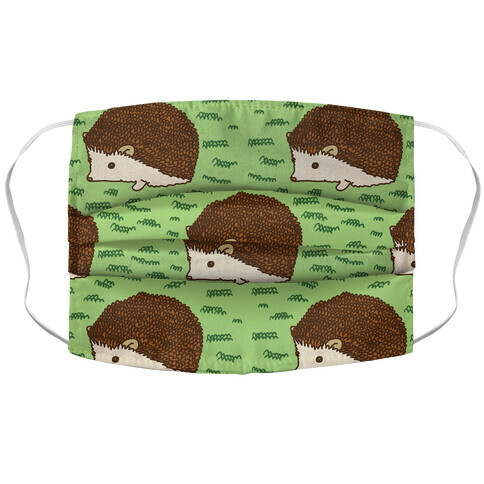 Cute Hedgehog Pattern Accordion Face Mask