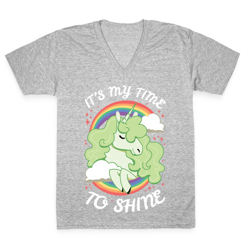 It's My Time To Shine  V-Neck Tee Shirt