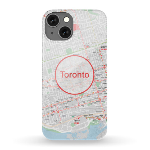 Toronto Transit Map Phone Case