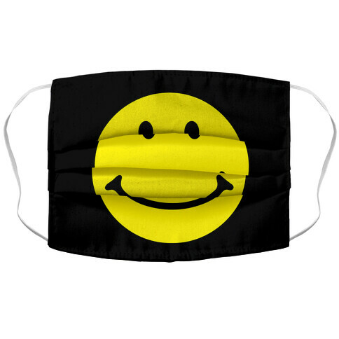 Smiley Face Accordion Face Mask