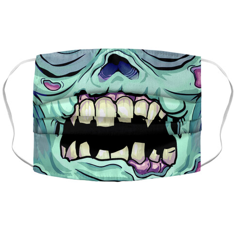 Zombie Mouth Accordion Face Mask
