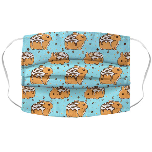 Cinnabunnies Pattern Accordion Face Mask