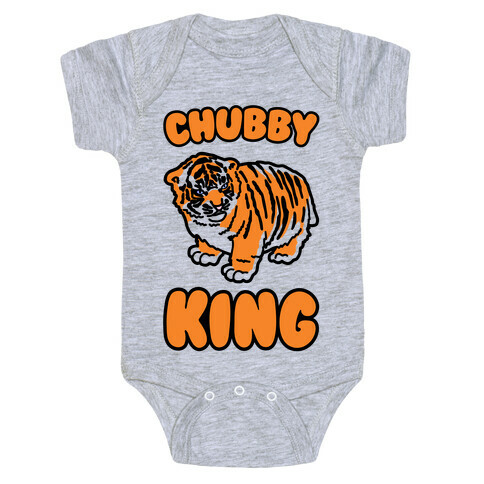 Chubby King Tiger Parody Baby One-Piece
