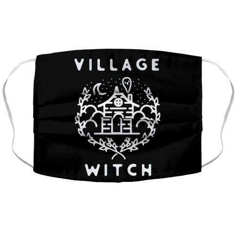 Village Witch Accordion Face Mask