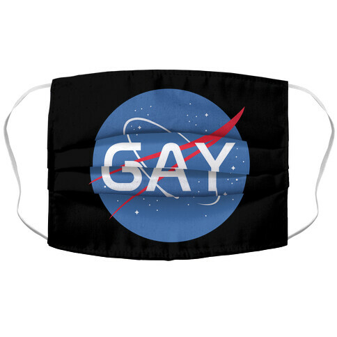 Gay Nasa Parody Accordion Face Mask