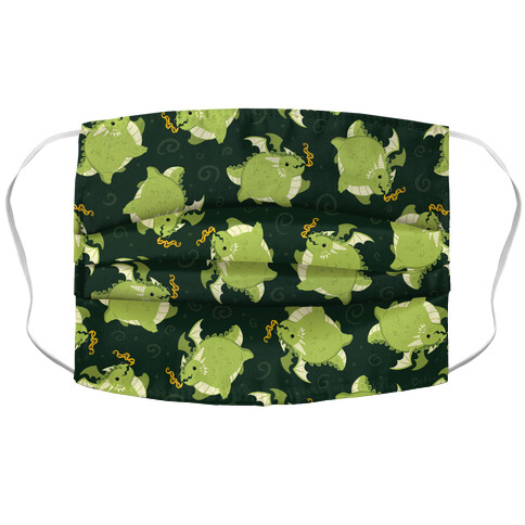 Tubby Dragon Pattern Accordion Face Mask