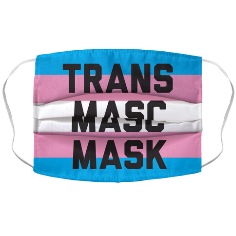 Trans Masc Mask Accordion Face Mask