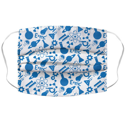 Science Pattern Accordion Face Mask