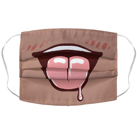 Ahegao mouth Accordion Face Mask