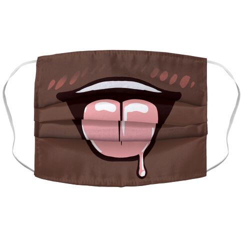 Ahegao mouth Accordion Face Mask