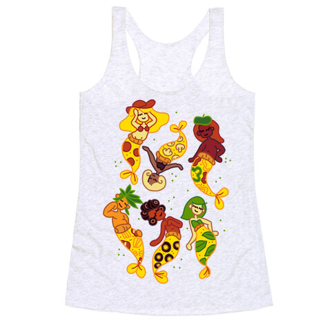 Pizza Mermaids Racerback Tank Top