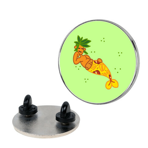 Brineapple Pizza Mermaid Pin