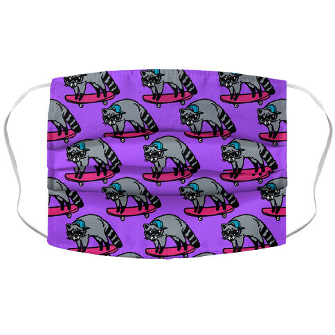 Rad Raccoon Parody Accordion Face Mask