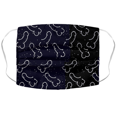 Penis Constellation Pattern Accordion Face Mask