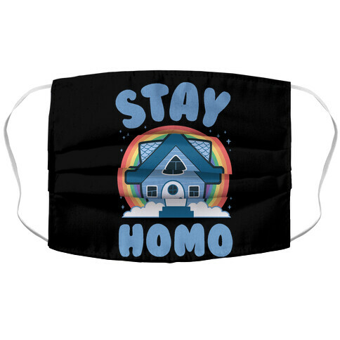 Stay Homo Accordion Face Mask