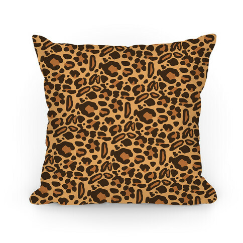 Leopard Print Pattern Pillow
