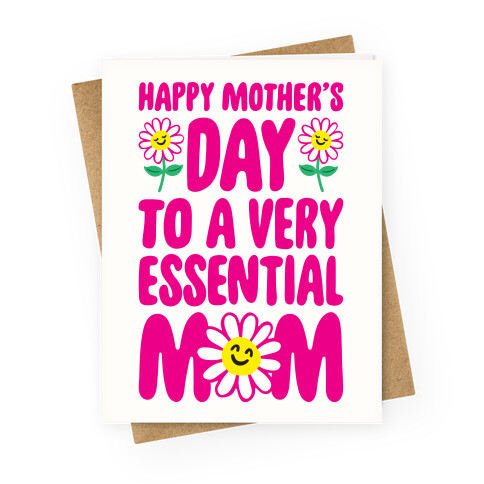 Essential Mom Greeting Card