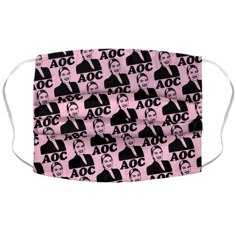 AOC Pattern Accordion Face Mask