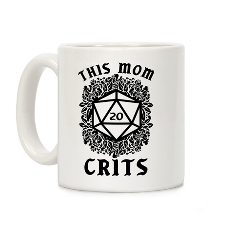 This Mom Crits D20 Coffee Mug