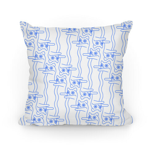 Long Cat Pattern Pillow
