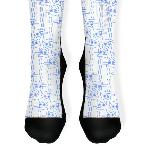 Long Cat Pattern Sock