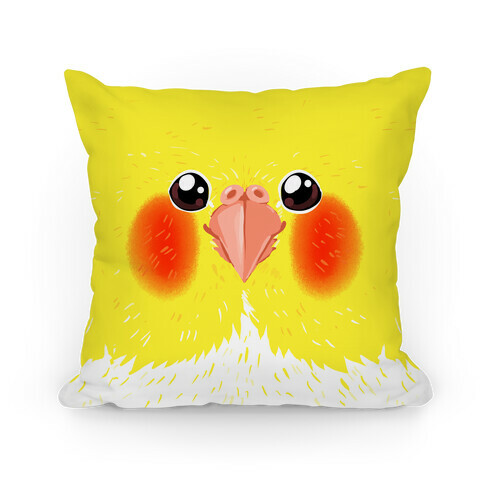 Cockatiel face Pillow