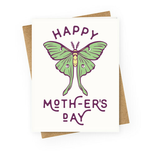 Happy Moth-er's Day Greeting Card