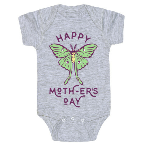 Happy Moth-er's Day Baby One-Piece