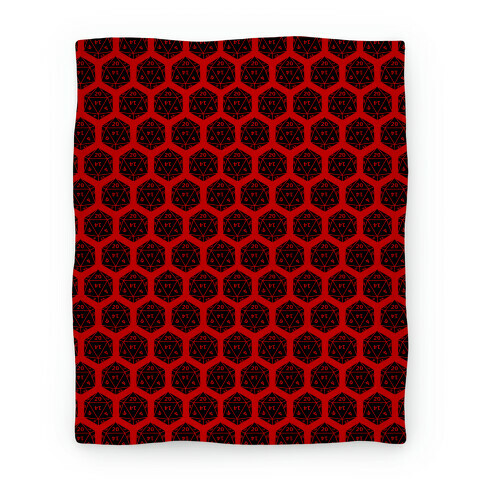 D20 Blanket (Black Dice) Blanket