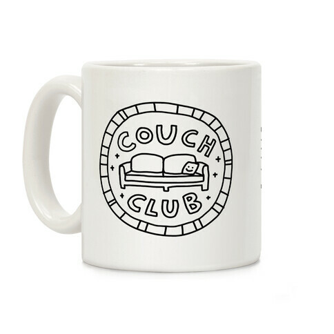 Couch Club Membership Badge Coffee Mug