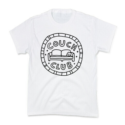 Couch Club Membership Badge Kids T-Shirt