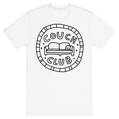 Couch Club Membership Badge T-Shirt